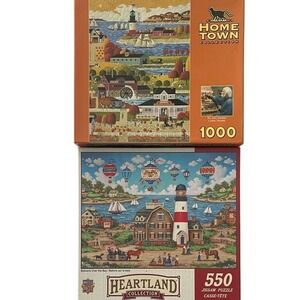 Home Town/Heartland‎ collection 1000/550 Piece Puzzle Set